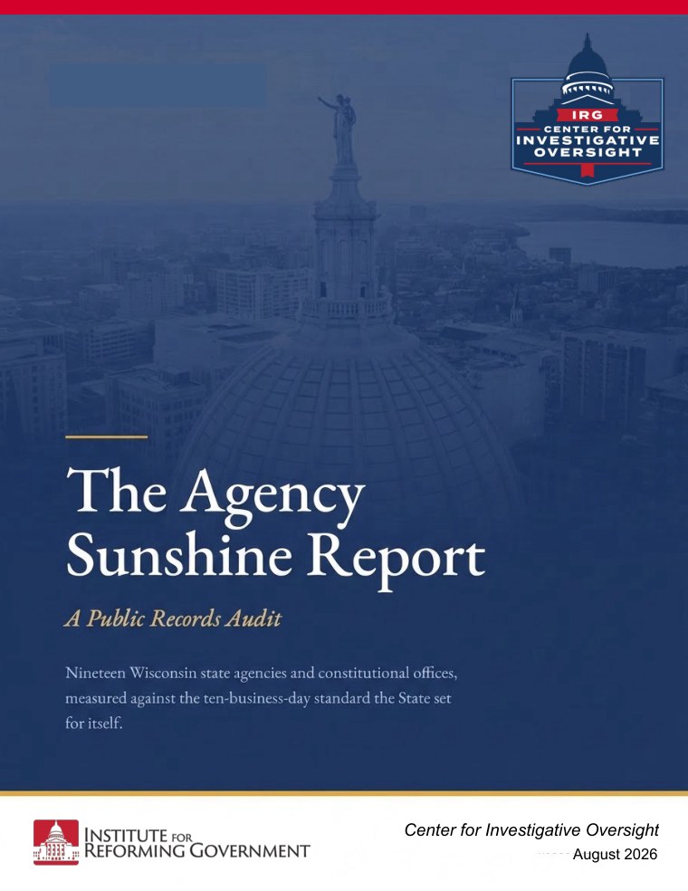 Cover of The Agency Sunshine Report