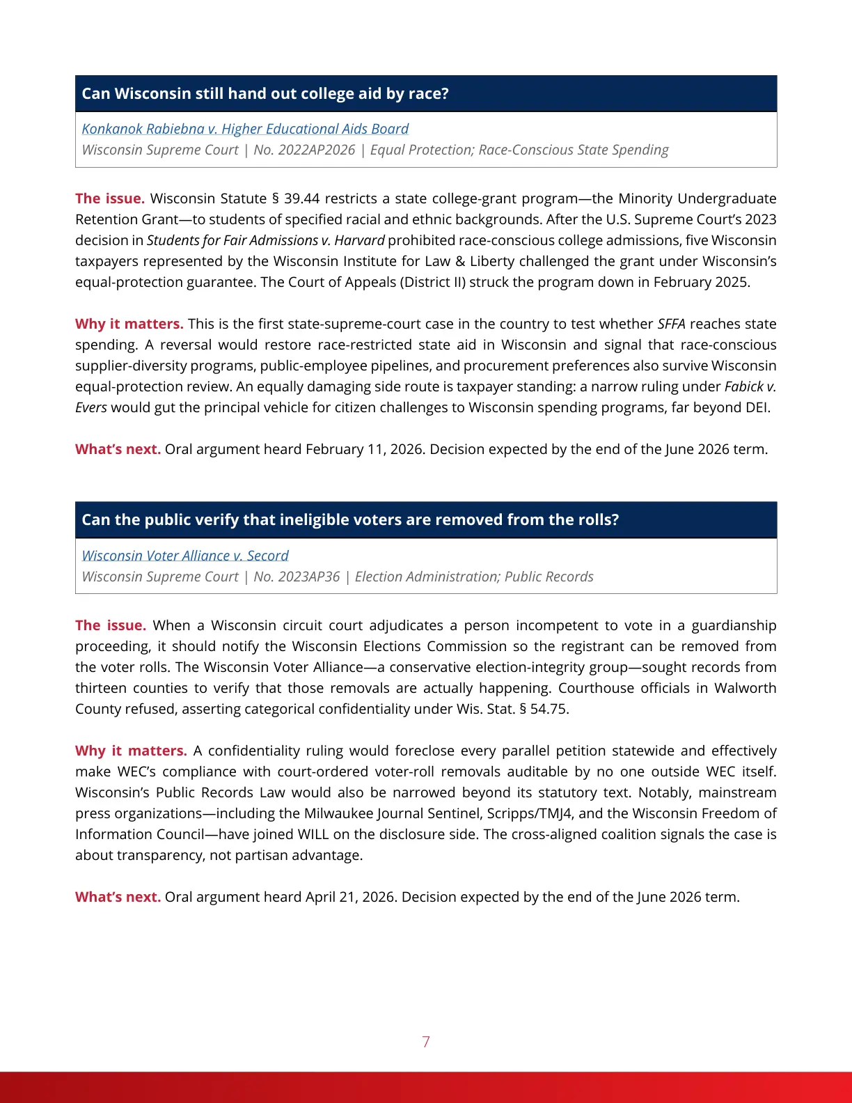 Cases to Watch — Page 7