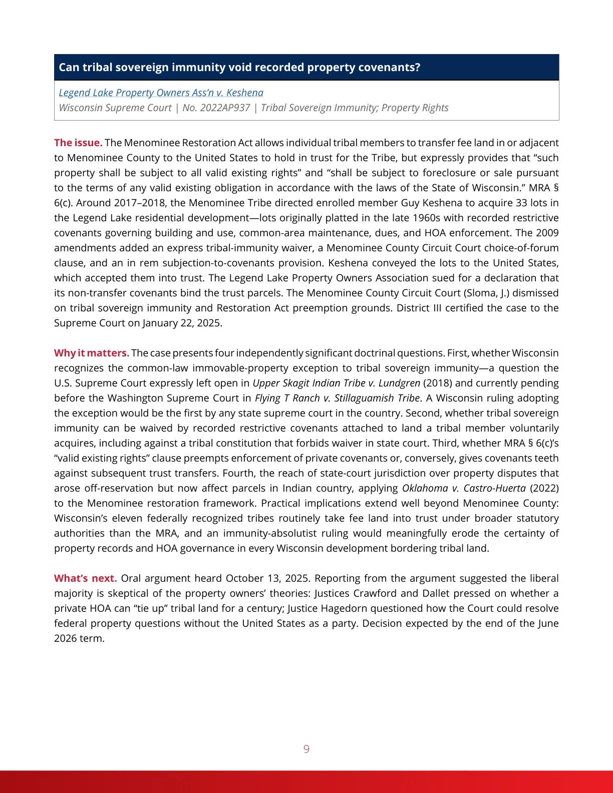Cases to Watch — Page 9