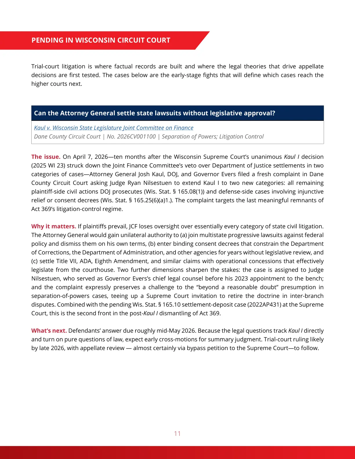 Cases to Watch — Page 11