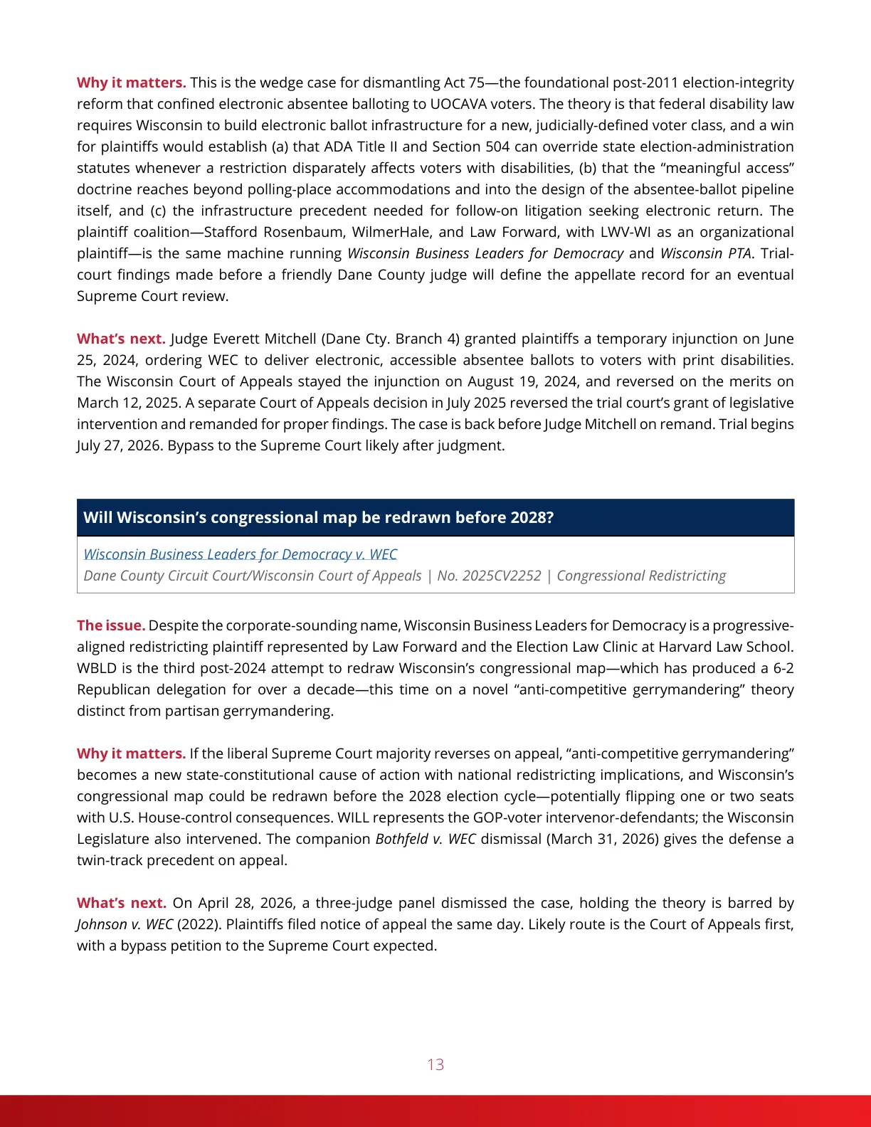 Cases to Watch — Page 13