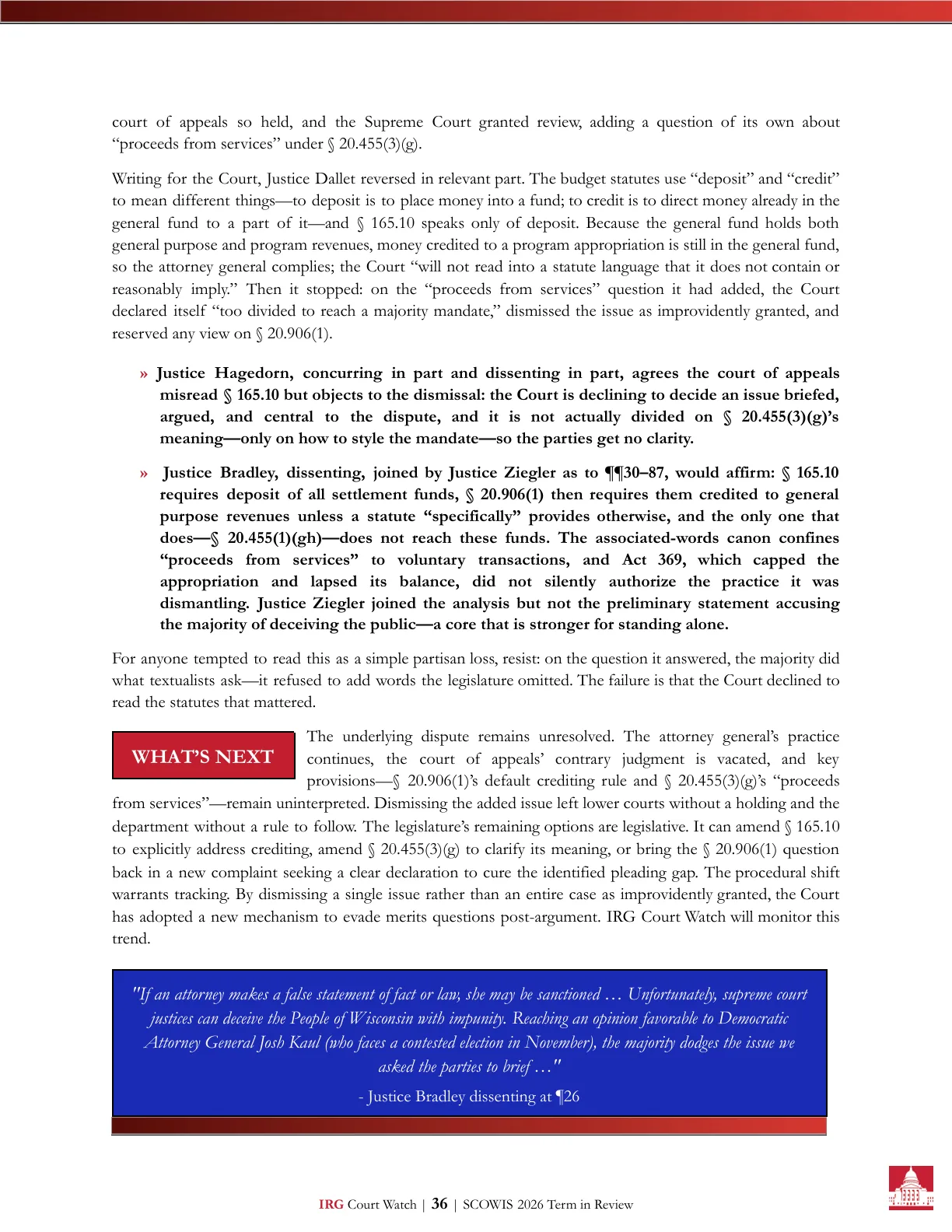 Term in Review 2026 &mdash; Page 36